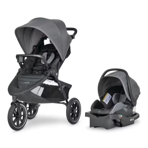 Evenflo Folio3 Lightweight Stroll &Jog Travel System, Assorted