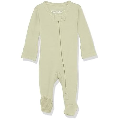 L'ovedbaby Unisex Baby Organic 2-way Zipper Footie