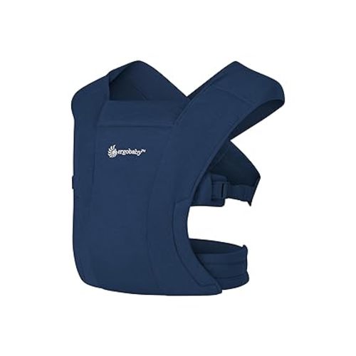 Ergobaby Embrace Newborn Baby Carrier for Infants 0-12 Months (7-25 lbs) - Ergonomic 2-Position Infant Carrier with Head and Neck Support, Hip-Healthy Positioning - Heather Grey