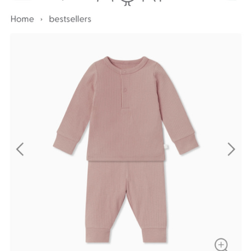 Ribbed Pajama Set