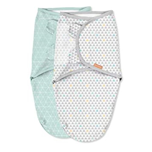 SwaddleMe Original Swaddle – Size Large, 3-6 Months, 2-Pack (Peaks & Points)
