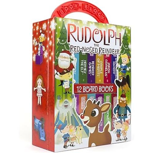 Rudolph The Red Nose Reindeer Book Block Deluxe My First Library 9781605538198