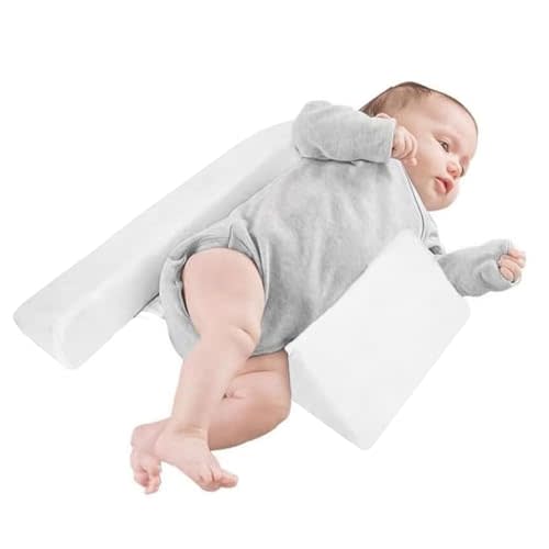 Hoovcmg Baby Side Sleeper Weddge Adjustable Soft and Breathable Pillow