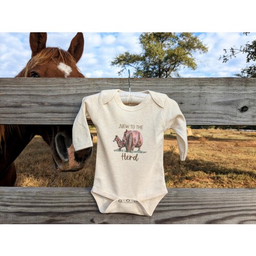 New to the Herd Foal - Western Bodysuit