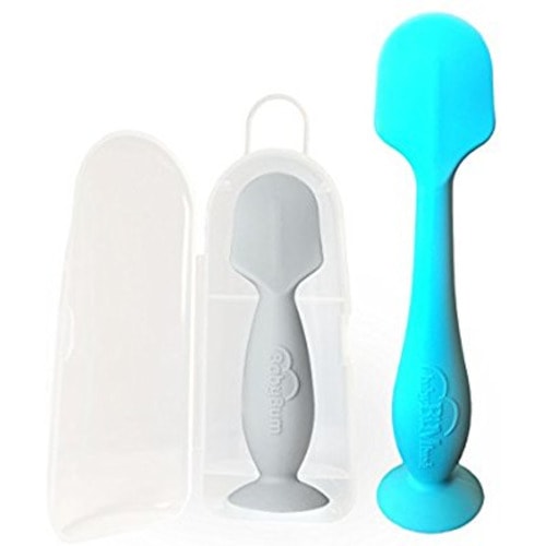BabyBum Diaper Cream Brush / Blue & Gray