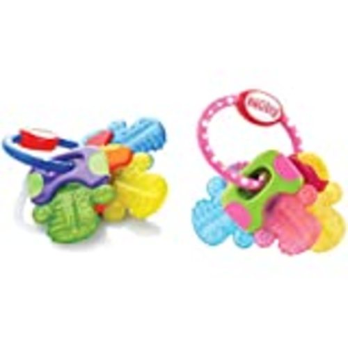 Amazon.com : Nuby Ice Gel Teether Keys, 1 Count (Pack of 2) : Baby