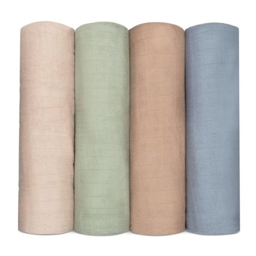 Muslin Swaddle Blankets (4 Pack)
