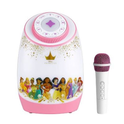 Disney Princess Ez Link Plus Bluetooth Karaoke With Wireless Microphone