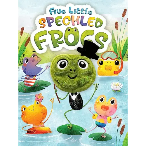 Five Little Speckled Frogs - Children's Interactive Finger Puppet Board Book