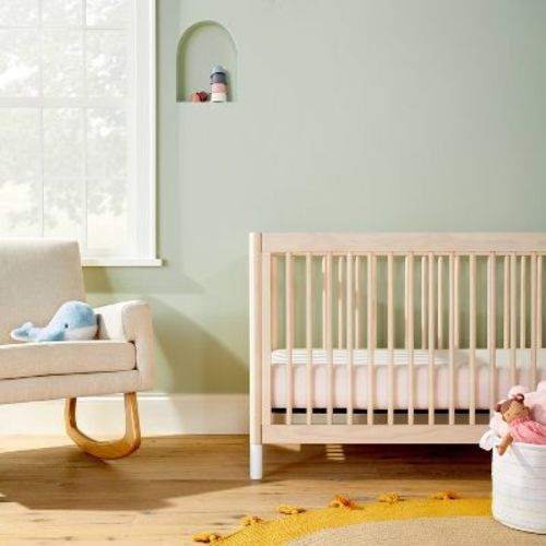 Polyester Rayon Fitted Crib Sheet - Light Pink - Cloud Island™