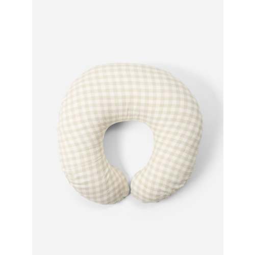 Nursing Pillow - Dove Grey Gingham