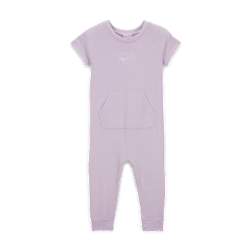 Nike Essentials Baby (0-9M) Short Sleeve Waffle Knit Coverall