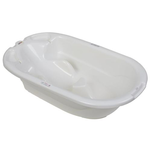 EuroBath 2-Stage Baby Bath Tub, White - Large, Long Lasting Baby Essentials, Must-Have Baby Bathtub, Newborn Essentials, Infant Bathtub & Baby Care Products for Registry