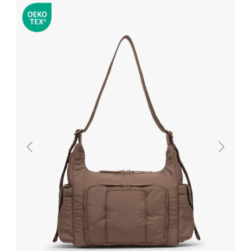 Crossbody Diaper Bag - HAZELNUT