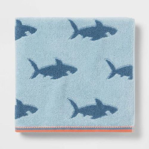 Submarine Kids' Bath Towel Navy - Pillowfort™