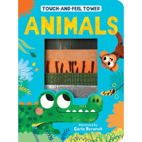 Touch-And-Feel Tower Animals (Board Book)
