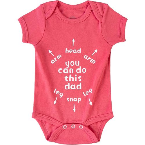 You Can Do This Dad Onesie Bodysuit for Unisex Babies 0-18M Newborn Baby Onesie Outfits for First Time Dad
