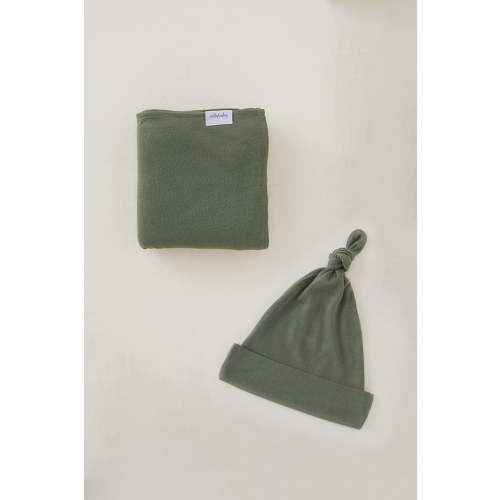 Basil Swaddle + Hat Set