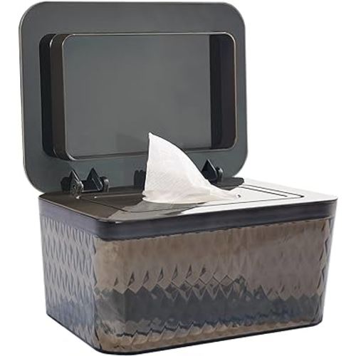 Wet Baby Wipes Dispenser - Large Capacity Wipe Holder Seal-designed Dust-proof Wet Wipes Container Keep Diaper Wipes Fresh