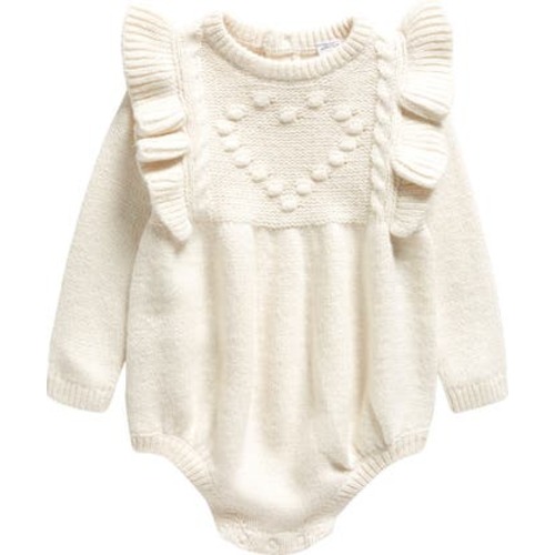 Long Sleeve Bubble Bodysuit, 6M
