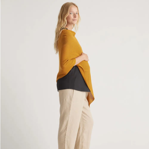 Lightweight Cotton Cashmere Nursing Shawl