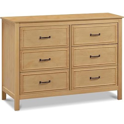 DaVinci Charlie 6-Drawer Double Dresser in Honey, GREENGUARD Gold Certified