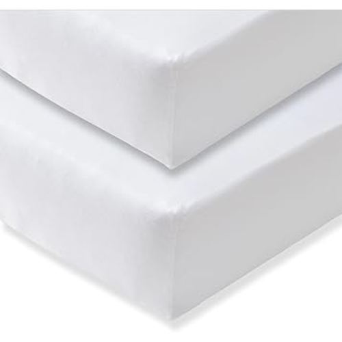 Amazon.com : Burt's Bees Baby Organic Cotton Fitted Crib Sheet, Unisex Baby Beddings | A nursery essential crib sheet with 360º elastic that prevents sheets from creeping up on the mattress : Baby