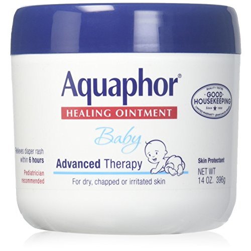 Aquaphor Baby Healing Ointment Advanced Therapy Skin Protectant, 14 Ounce, Pack of 3