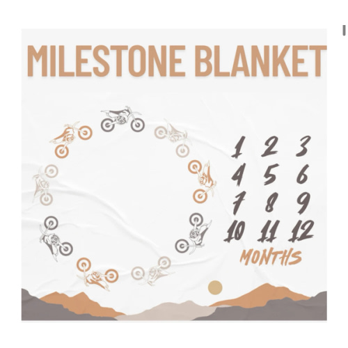 Sunset Cruise Milestone Blanket | Strictly Wild