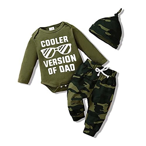 NZRVAWS Newborn Baby Boy Clothes Outfits Letter Prined Romper Pants Set Infant Baby Boy Clothing 0 3 6 9 12 18 Months