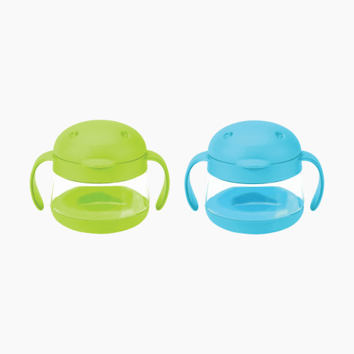 Ubbi Tweat Snack Container (Twin Pack) - Green/Blue