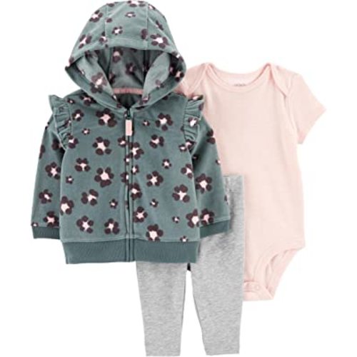 Carter's baby-girls 3-piece Layette Set