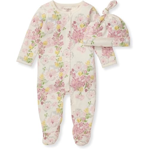 Burt's Bees Baby Romper Jumpsuit, 100% Organic Cotton One-Piece Outfit Coverall