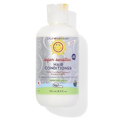 California Baby, Super Sensitive Hair Conditioner, No Fragrance, 8.5 fl oz (255 ml)