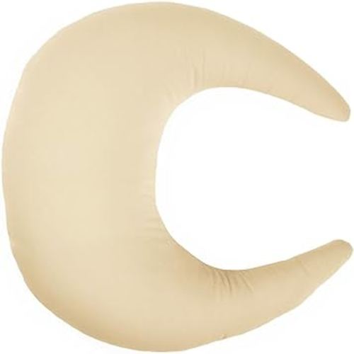 snuggle me Organic Nursing Pillow | Bottle & Breastfeeding Pillow with Organic Cotton Cover & Fiberfill, Machine Washable Feeding Pillow, Newborn Essentials Must Haves (Honey)