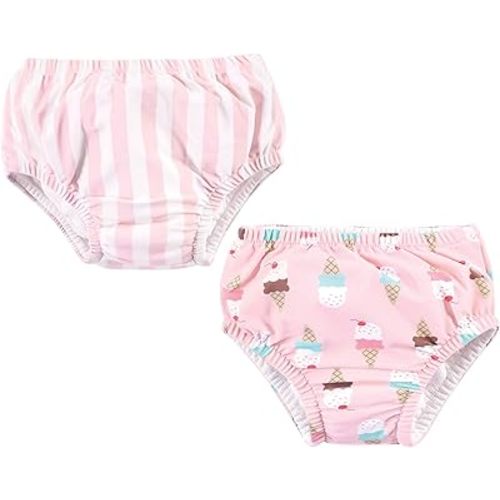 Hudson Baby Unisex Baby Swim Diapers, Ice Cream Cone, 0-6 Months