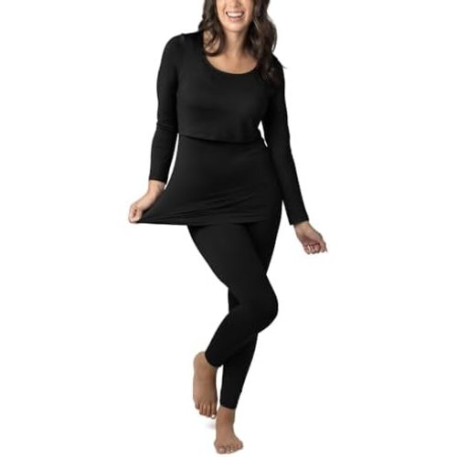 Kindred Bravely Jane Maternity Pajamas & Postpartum Lounge Sets for Women, Long Sleeve Nursing Pajamas