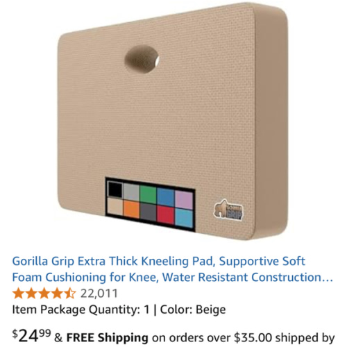 Amazon: Gorilla pad/knee pad