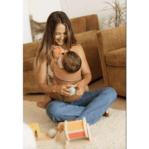 Willow Aerial Carrier- Brown Baby Carriers for Bonding in Style – WildBird