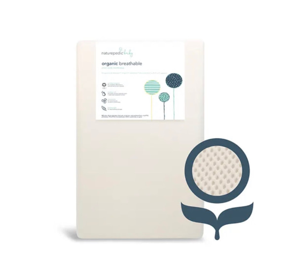 Breathable Organic Mini Crib Mattress