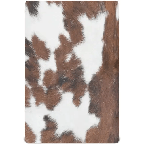 Amazon.com: WELLDAY White Brown Print Cow Crib Sheets for Boys and Girls, Fitted Baby Crib Sheets Soft and Breathable Mini Crib Sheets 52 X 28 Inches : Baby