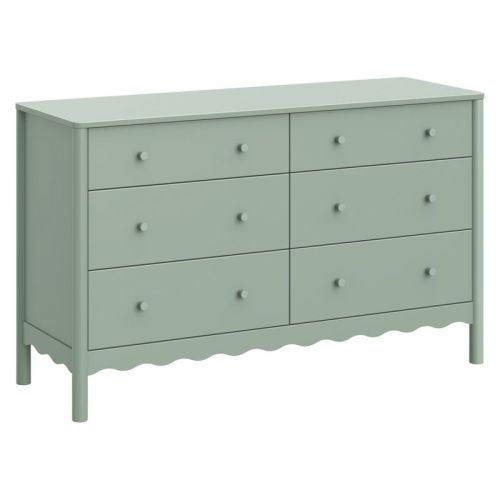 Babyletto Swell 6-Drawer Assembled Dresser - Light Sage