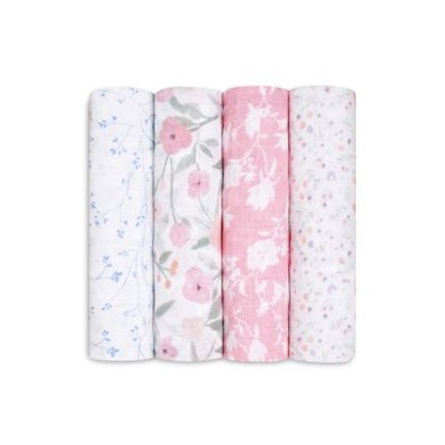 4 Pk. Printed Classic Swaddles