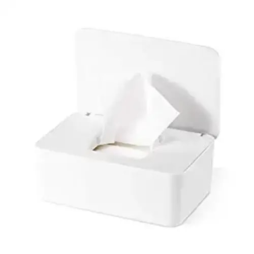 Diaper Wipes Dispenser Baby Wipes Case, Baby Wipe Holder Keeps Wipes Fresh, Perfect Look Wipe Container with Sealing Design