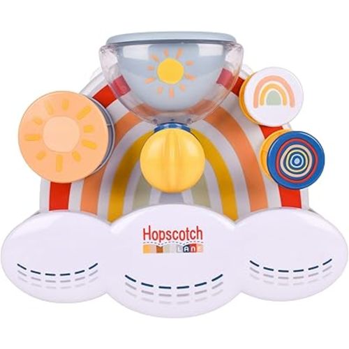 Rainbow Falls Wall Mounted Bath Toy, Ages Toddler 12+ Months, Unisex - The Plastic Surface is Easy to Clean , Simply Use A Soft Damp Cloth and Mild Soap to Sanitize When Bath Time is Over