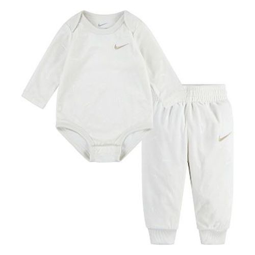 Baby Nike Velour Long Sleeve Bodysuit and Sweatpants 2-Piece Set