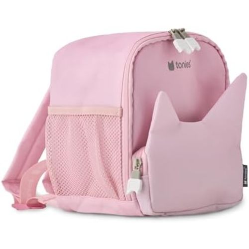 Tonies Classic Carrying Bag - Lightweight, Sturdy Carrying Bag for your Toniebox 2, Tonieplay Controller, Games, and Figurines - Cloud Pink