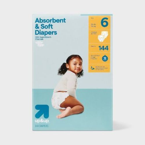 Disposable Diapers - Up&up™ (Size 6 ) (color Or Pattern May Vary)