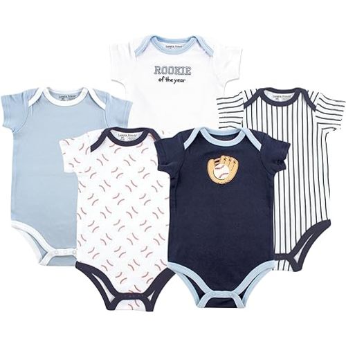 Luvable Friends Unisex Baby Cotton Bodysuits