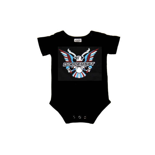 DiaperSet Onesie (Black)